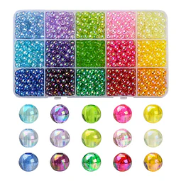  Kit Pelotas Plásticas Tornasol 6mm