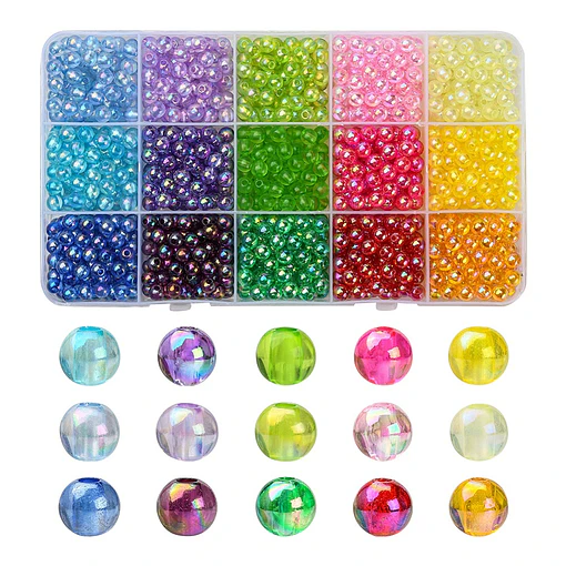 Kit Pelotas Plásticas Tornasol 6mm