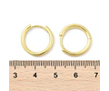 Aro Argolla Huggie | Baño de oro 18k