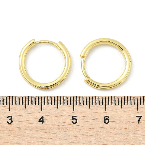 Aro Argolla Huggie | Baño de oro 18k