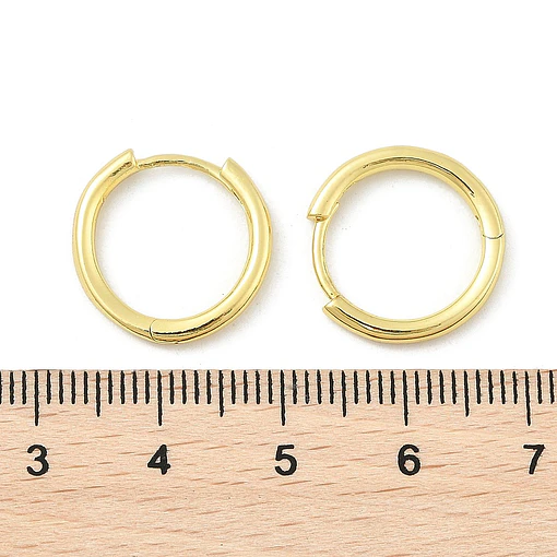 Aro Argolla Huggie | Baño de oro 18k