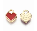 Corazón esmaltado pequeño rojo | Aleación