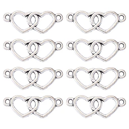  Conector Corazón Doble | Aleación 