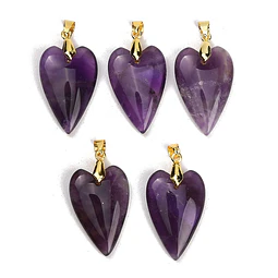  Colgante Corazón Amatista 