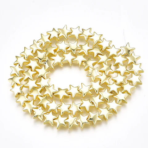 Hematita Estrellas 8x8.5mm 
