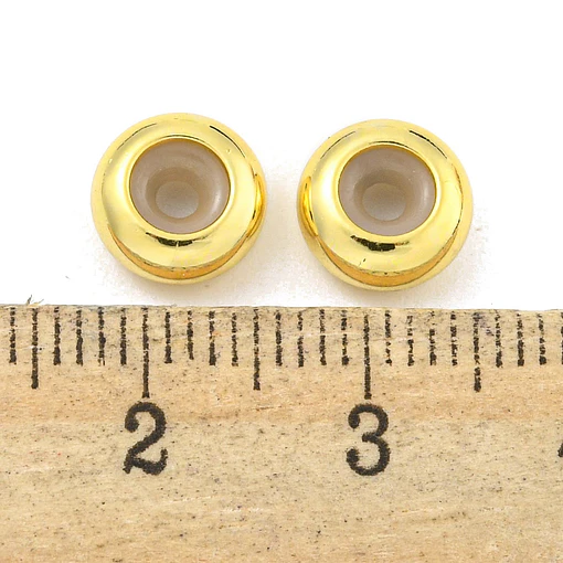 Pasador con Goma | Baño de oro 18k