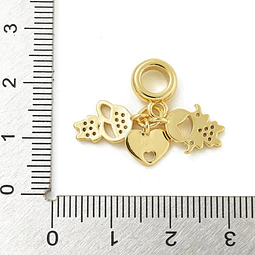  Charm Niño y Niña | Baño de oro 