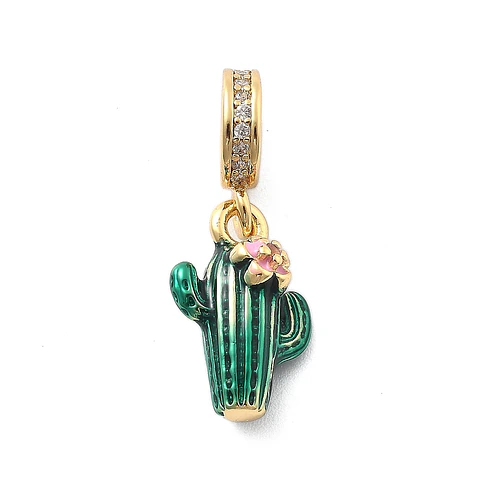 Charm Cactus | Baño de oro 18k