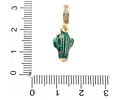 Charm Cactus | Baño de oro 18k