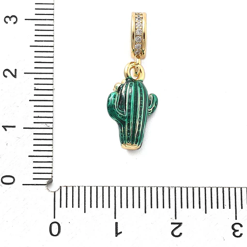 Charm Cactus | Baño de oro 18k