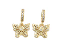 Charm Mariposa con circones | Baño de oro 18k