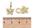 Charm Mariposa con circones | Baño de oro 18k
