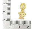 Charm Mariposa Circón Rosado | Baño de oro 18k