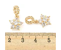 Charm Flor Circones | Baño de oro 18k