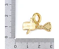 Charm Saco de Dinero y Dólares | Baño de oro 18k