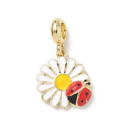  Charm Manzanilla y Chinita | Baño de oro 18k