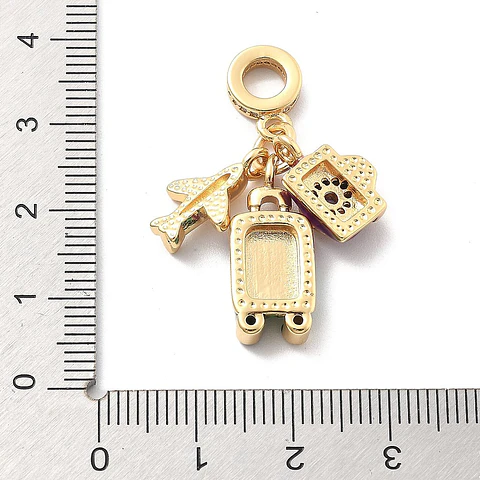 Charm Estilo Europeo | Maleta, Cámara y Avión