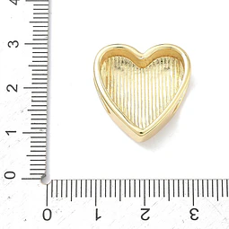  Pasador Corazón | Baño de oro 18k
