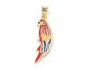 Colgante Guacamaya Esmaltada | Baño de oro 18k