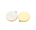 Colgante 11:11 Esmaltado | Baño De oro 18k