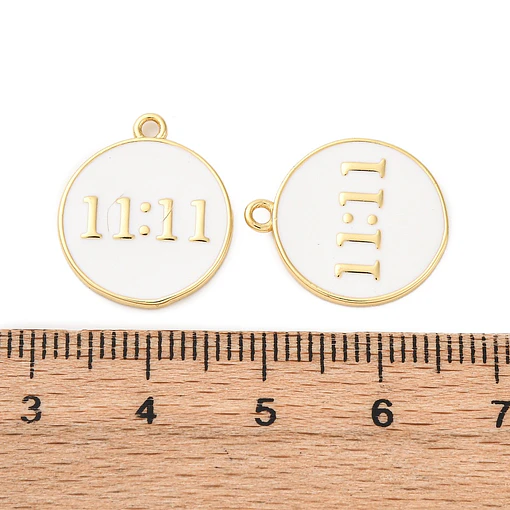 Colgante 11:11 Esmaltado | Baño De oro 18k