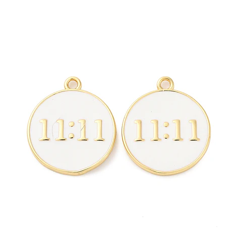 Colgante 11:11 Esmaltado | Baño De oro 18k