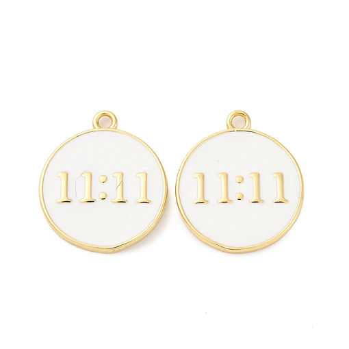 Colgante 11:11 Esmaltado | Baño De oro 18k