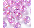Pelotas acrílicas tornasol 16x15mm | Violeta