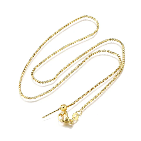 Cadena Armada Veneciana Gruesa con aguja | Baño de oro 18k