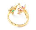 Anillo Ajustable Picaflor | Baño de oro 18k