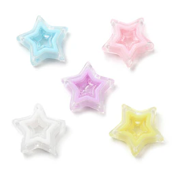  10 separadores De Estrellas Acrilicas | Colores surtidos