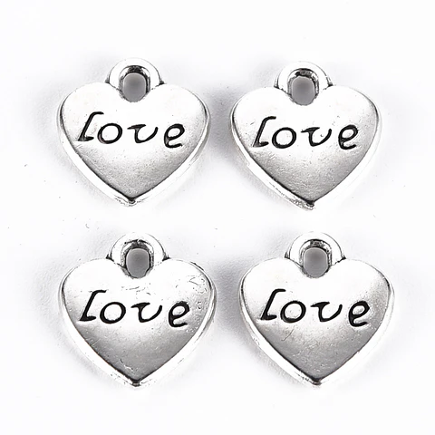 Dije de Corazón con Love | Aleación