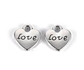 Dije de Corazón con Love | Aleación