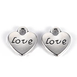  Dije de Corazón con Love | Aleación