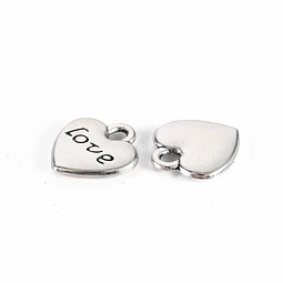  Dije de Corazón con Love | Aleación