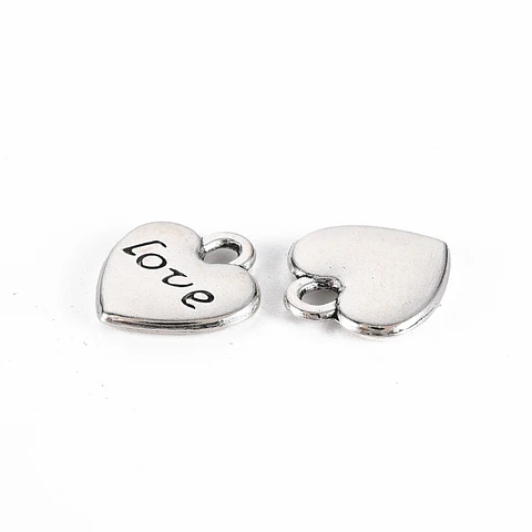 Dije de Corazón con Love | Aleación