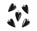 Colgante Corazón Obsidiana 
