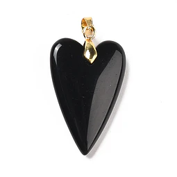  Colgante Corazón Obsidiana 