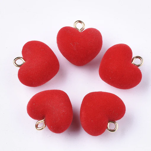 Colgante Corazón Acrilico | Flocky | Rojo