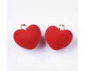 Colgante Corazón Acrilico | Flocky | Rojo
