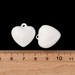  Colgante Corazón Esmaltado | Aleación