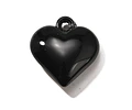 Colgante Corazón Acrílico | Negro