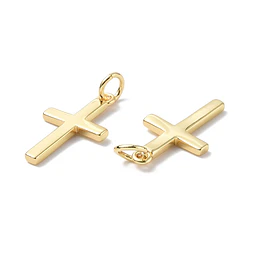  Colgante Cruz | Baño de oro 18k