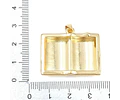 Colgante Biblia - Palabra de Dios y Cruz | Baño de oro 18k