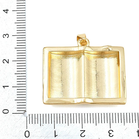 Colgante Biblia - Palabra de Dios y Cruz | Baño de oro 18k