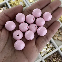 14mm | Pelotas Acrílicas Rosado Pastel