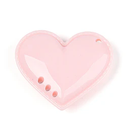  Colgante Corazón Acrílico | Rosado
