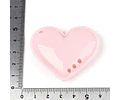 Colgante Corazón Acrílico | Rosado