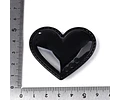Colgante Corazón Acrilico | Negro