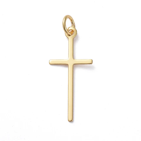 Colgante Cruz | Baño de oro 18k